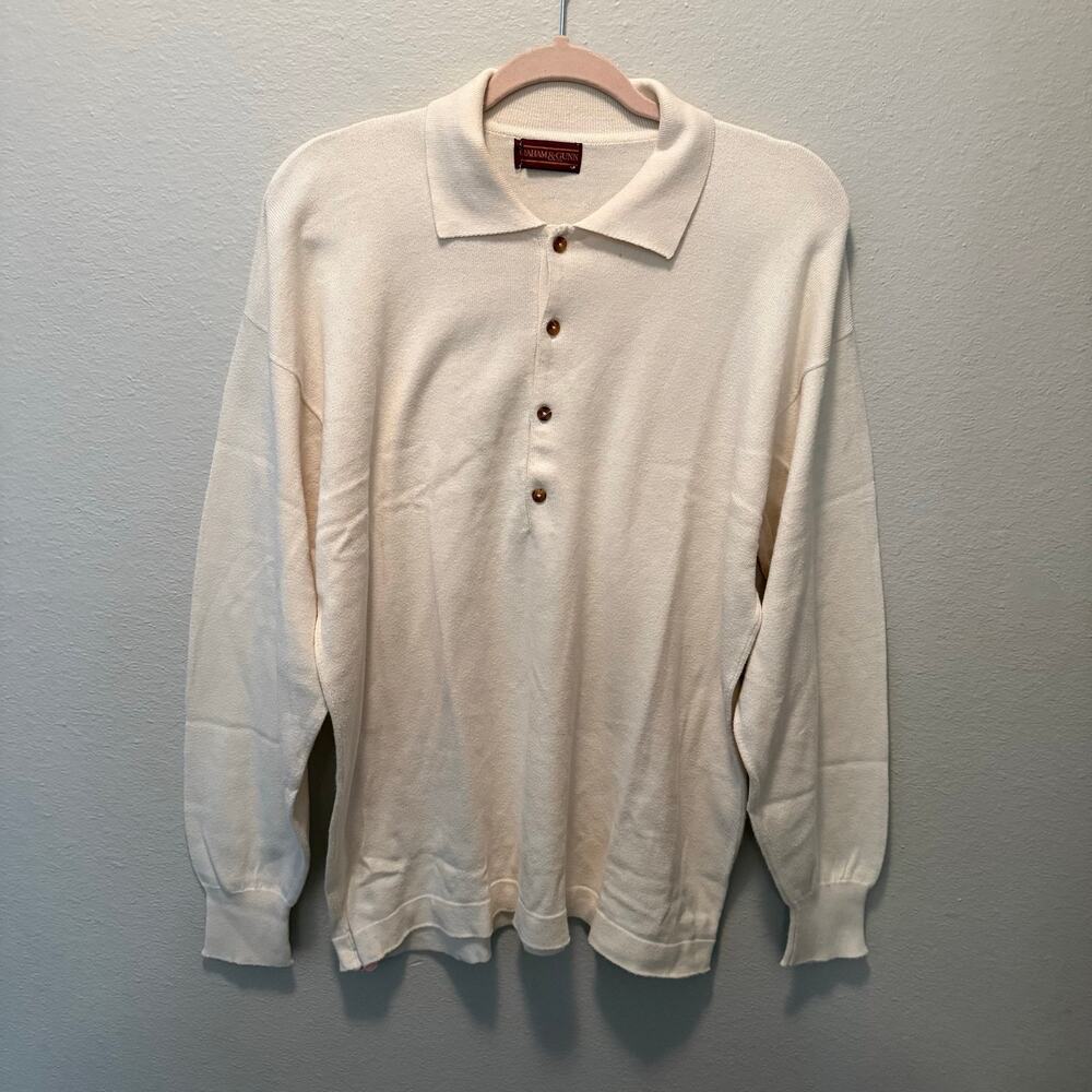 Graham & Gunn cotton preppy pullover sweater
